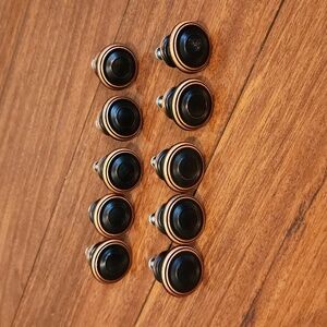 Harmon 1-3/8 in. (35 mm) Classic Bronze with Copper Highlights Round Cabinet Kno